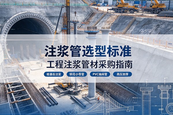 海口注浆管选型标准
