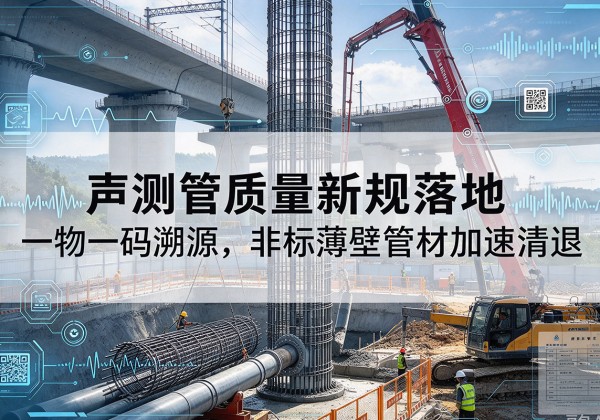 海口声测管质量新规落地，一物一码溯源，非标薄壁管材加速清退